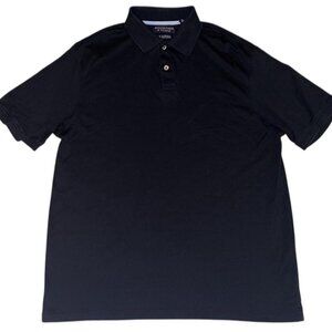 Black Roundtree & Yorke 100% cotton polo shirt